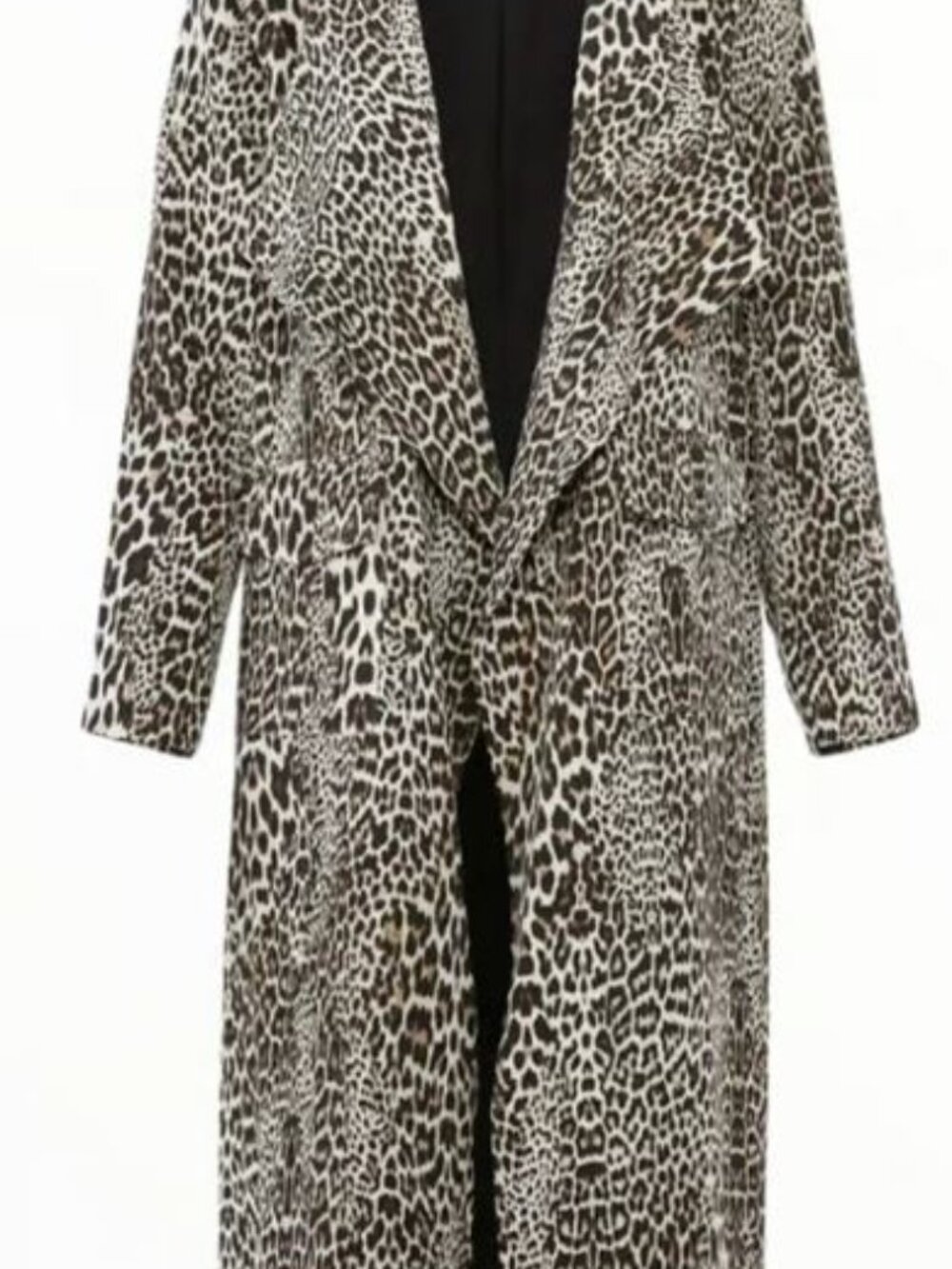 Badgley Mischka Leopard Trench Coat
